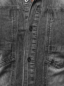Fashion Herren Jeanshemd NB/MC712G Herren Langarm Hemden | Jeanshemden