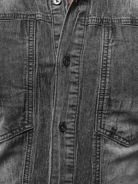 Fashion Herren Jeanshemd NB/MC712G Herren Langarm Hemden | Jeanshemden