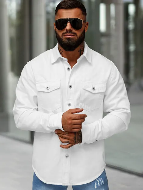 Best Herren Jeanshemd L/CA777/2 Herren Langarm Hemden | Freizeithemden