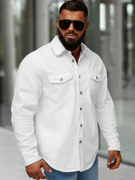 Best Herren Jeanshemd L/CA777/2 Herren Langarm Hemden | Freizeithemden