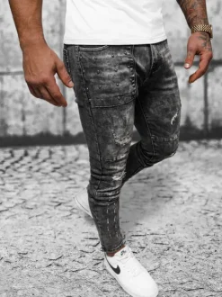 Sale Herren Jeanshose Anthrazit DR/TF216 Herren Jeanshosen