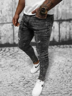 Sale Herren Jeanshose Anthrazit DR/TF216 Herren Jeanshosen