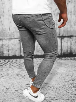 Fashion Herren Jeanshose Anthrazit O/MB459 Herren Jeanshosen