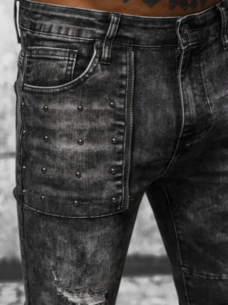 Sale Herren Jeanshose Anthrazit DR/TF216 Herren Jeanshosen