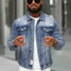 Best Herren Jeansjacke NB/MJ522B Herren Jeansjacken | Übergangsjacken