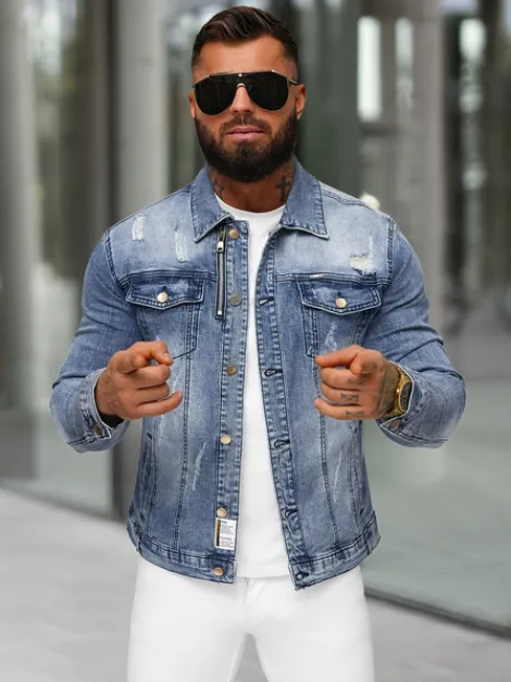 Best Herren Jeansjacke NB/MJ522B Herren Jeansjacken | Übergangsjacken