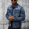 Hot Herren Jeansjacke NB/MJ504BZ Herren Jeansjacken | Übergangsjacken