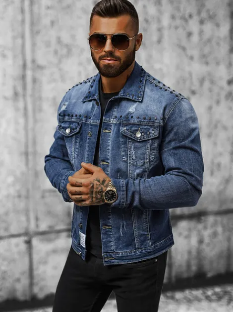 Hot Herren Jeansjacke NB/MJ504BZ Herren Jeansjacken | Übergangsjacken