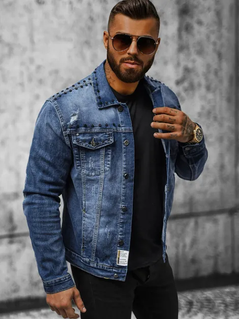 Hot Herren Jeansjacke NB/MJ504BZ Herren Jeansjacken | Übergangsjacken