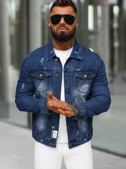 Fashion Herren Jeansjacke NB/MJ525BSZ Herren Jeansjacken | Übergangsjacken