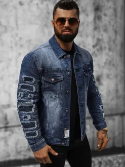 Fashion Herren Jeansjacke NB/MJ523BS Herren Jeansjacken | Übergangsjacken