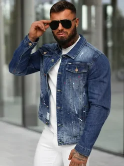 Sale Herren Jeansjacke NB/MJ542BC Herren Jeansjacken | Übergangsjacken