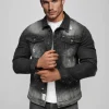 Hot Herren Jeansjacke NB/MJ542NZ Herren Jeansjacken | Übergangsjacken
