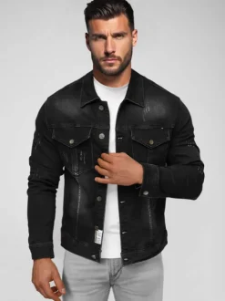 Hot Herren Jeansjacke NB/MJ514NZ Herren Jeansjacken | Übergangsjacken