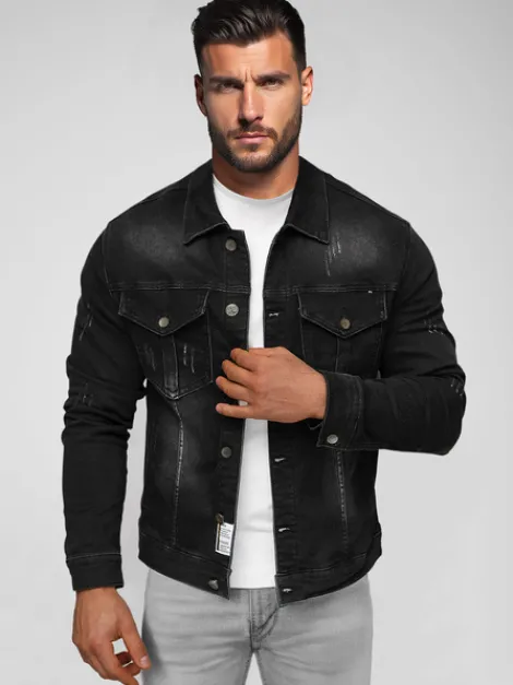 Hot Herren Jeansjacke NB/MJ514NZ Herren Jeansjacken | Übergangsjacken