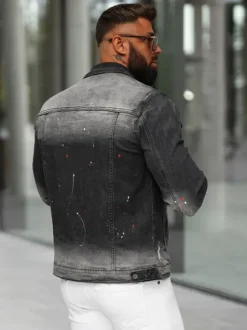 Hot Herren Jeansjacke NB/MJ542N Herren Jeansjacken | Übergangsjacken