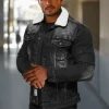 Fashion Herren Jeansjacke Sherpa NB/MJ516NZ Herren Jeansjacken | Übergangsjacken