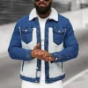 Fashion Herren Jeansjacke Sherpa NB/MJ533BZ Herren Jeansjacken | Übergangsjacken