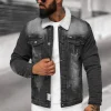 Fashion Herren Jeansjacke Sherpa NB/MJ513N Herren Jeansjacken | Übergangsjacken