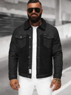 New Herren Jeansjacke Sherpa NB/MJ533NZ Herren Jeansjacken | Übergangsjacken