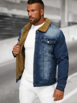 Discount Herren Jeansjacke Sherpa NB/MJ520BSZ Herren Jeansjacken | Übergangsjacken