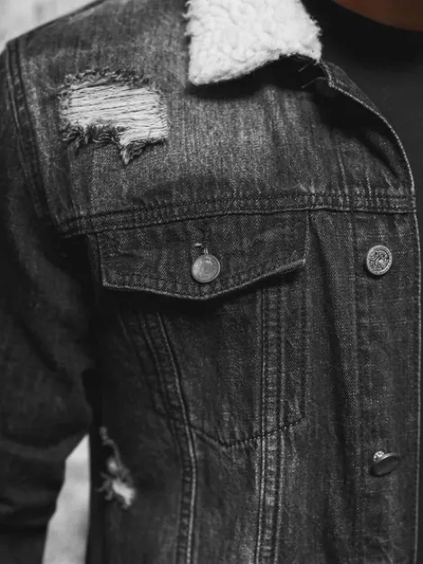 New Herren Jeansjacke Sherpa NB/MJ502NZ Herren Jeansjacken | Übergangsjacken