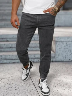 Outlet Herren Jogger Hose Anthrazit NB/MP0272GS Herren Jogger Hosen | Jeanshosen
