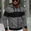 Clearance Herren Kapuzenpullover Anthrazit JS/8B1337/5 Herren Sweatshirts Ohne Print | Kapuzenpullover