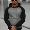 Hot Herren Kapuzenpullover Anthrazit JS/8B157/5 Herren Sweatshirts Ohne Print | Kapuzenpullover