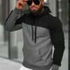 New Herren Kapuzenpullover Anthrazit JS/8B1307/5 Herren Sweatshirts Ohne Print | Kapuzenpullover