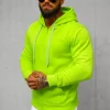 Clearance Herren Kapuzenpullover Aquamarin JS/2008/72Z Herren Kapuzenpullover | Sweatjacken