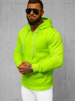 Clearance Herren Kapuzenpullover Aquamarin JS/2008/72Z Herren Kapuzenpullover | Sweatjacken