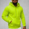 New Herren Kapuzenpullover Aquamarin JS/2009/72Z Herren Sweatshirts Ohne Print | Kapuzenpullover