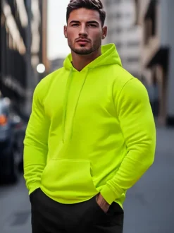 Sale Herren Kapuzenpullover Aquamarin JS/2009/72Z Herren Sweatshirts Ohne Print | Kapuzenpullover