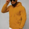 Discount Herren Kapuzenpullover Camel JS/2008Z Herren Kapuzenpullover | Sweatjacken