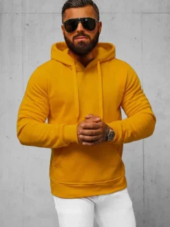 New Herren Kapuzenpullover Camel JS/2009Z Herren Sweatshirts Ohne Print | Kapuzenpullover