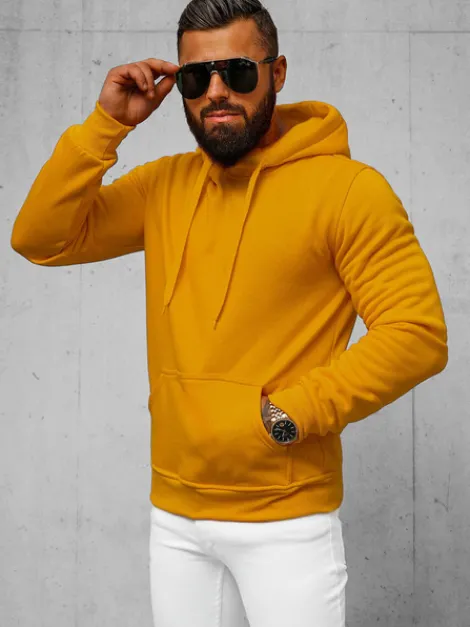New Herren Kapuzenpullover Camel JS/2009Z Herren Sweatshirts Ohne Print | Kapuzenpullover