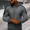 Online Herren Kapuzenpullover Dunkelgrau JS/8B1311/5 Herren Sweatshirts Ohne Print | Kapuzenpullover