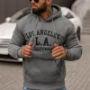 Outlet Herren Kapuzenpullover Dunkelgrau JS/8B1356/5 Herren Sweatshirts Mit Print | Kapuzenpullover