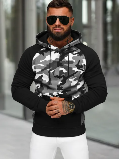 Sale Herren Kapuzenpullover JS/8B158/2 Herren Sweatshirts Mit Print | Kapuzenpullover
