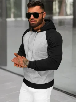Clearance Herren Kapuzenpullover JS/8B157/2 Herren Sweatshirts Ohne Print | Kapuzenpullover