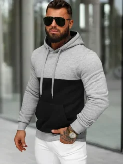 Fashion Herren Kapuzenpullover JS/8B1317/2 Herren Sweatshirts Ohne Print | Kapuzenpullover