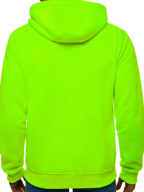 Fashion Herren Kapuzenpullover Grün-Neon JS/2008 Herren Kapuzenpullover | Sweatjacken