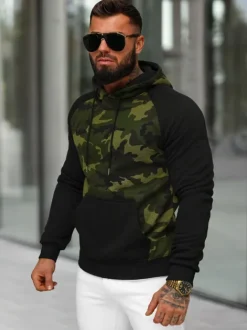 Online Herren Kapuzenpullover JS/8B158/29 Herren Sweatshirts Mit Print | Kapuzenpullover