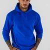 Sale Herren Kapuzenpullover Kobalt JS/2009Z Herren Sweatshirts Ohne Print | Kapuzenpullover