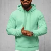 Fashion Herren Kapuzenpullover JS/2009Z Herren Sweatshirts Ohne Print | Kapuzenpullover