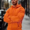 Hot Herren Kapuzenpullover JS/2008Z Herren Kapuzenpullover | Sweatjacken