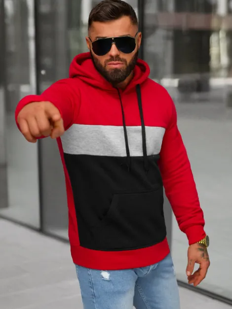 Fashion Herren Kapuzenpullover JS/8B1320/18 Herren Sweatshirts Ohne Print | Kapuzenpullover