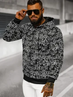 Hot Herren Kapuzenpullover JS/8B1183/3 Herren Sweatshirts Mit Print | Kapuzenpullover
