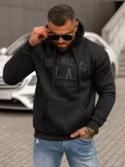 Outlet Herren Kapuzenpullover JS/8B1356/3 Herren Sweatshirts Mit Print | Kapuzenpullover